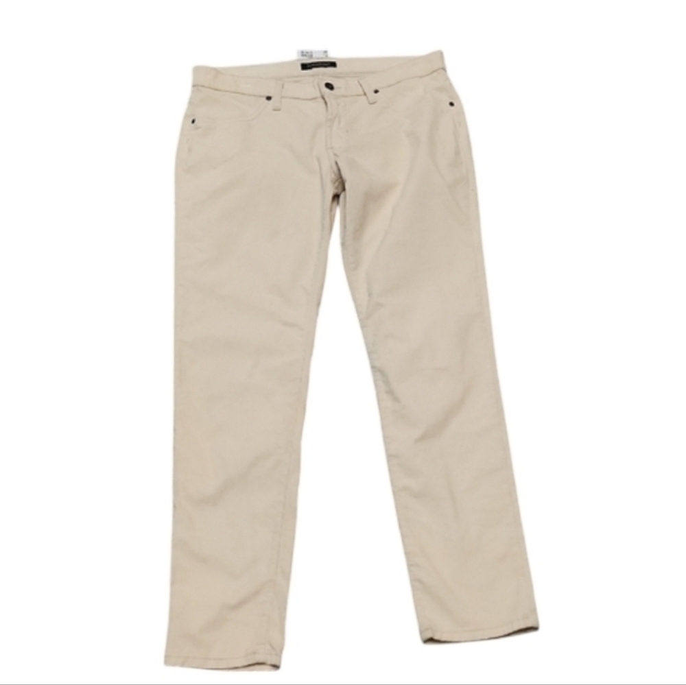 James Jeans NWT Twiggy Leggings Jeans Cream Corduroy Pants
